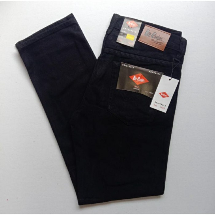 celana jeans pria Celana jeans pria reguler fit merk lee cooper 28-38 - Hitam, 29(C1S4) promo celana pria pendek celana jeans pria pendek celana jeanas pria celana jeans pria standar kekinian S8F6 celana jeans pria original 100% celana pria panjang celana