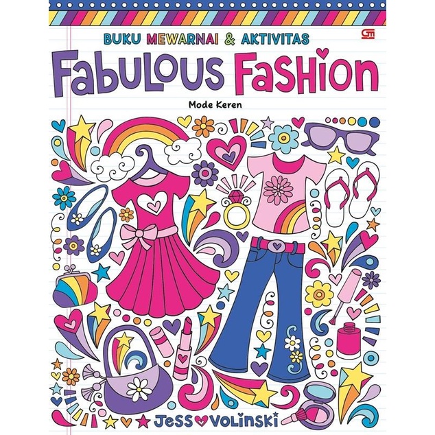 

Buku Mewarnai Dan Aktivitas: Mode Keren (Fabulous Fashion)