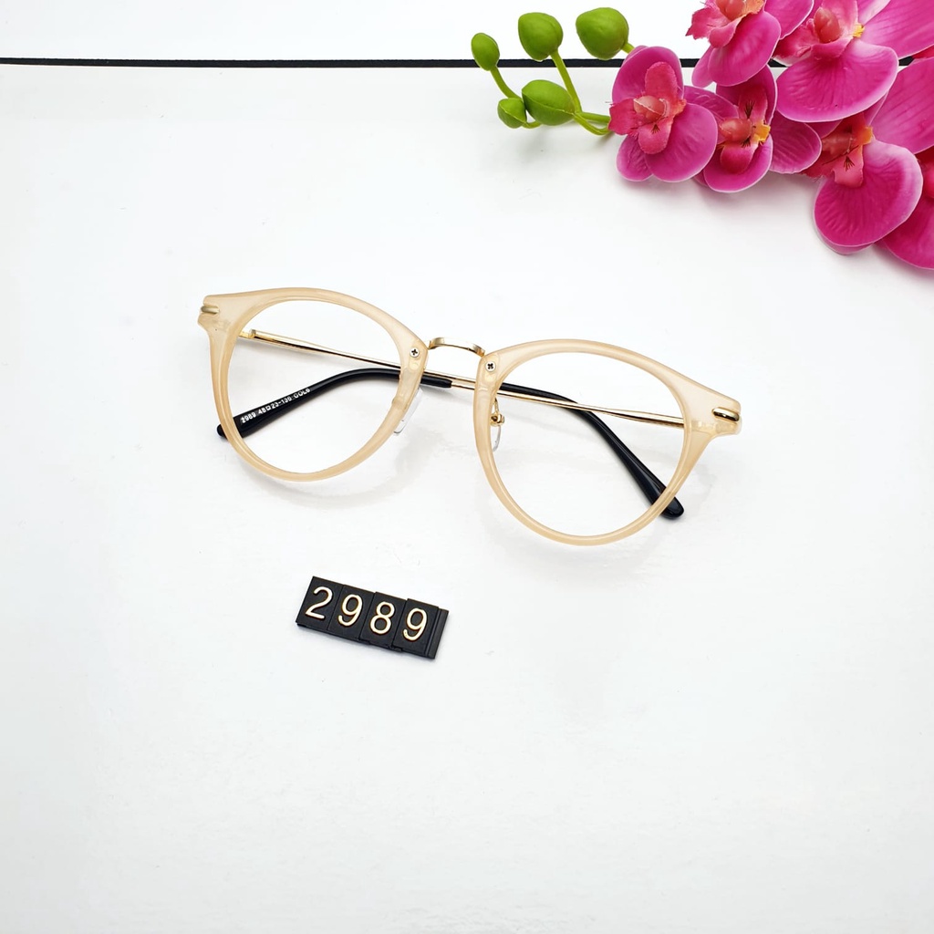 FRAME KACAMATA/KACAMATA FASHION TYPE 2989// KACAMATA FASHION CEWEK//