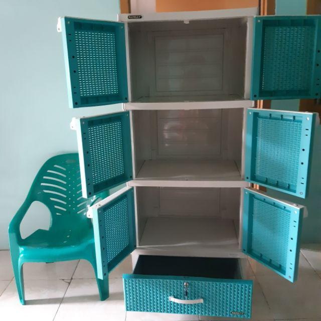 Lemari Plastik Napolly Susun 3 Cabro X36 / X36.1D / X36.2D