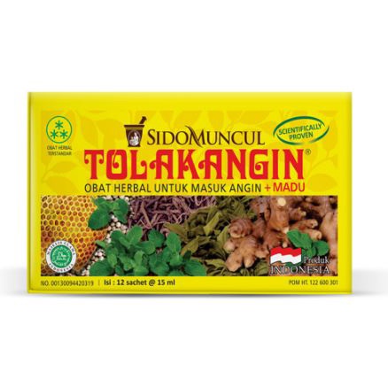 Tolak Angin Cair DEWASA plus Madu Dus isi 12 sachet 15ml - Obat Herbal untuk Masuk Angin Daya Tahan Tubuh + Honey - BPOM