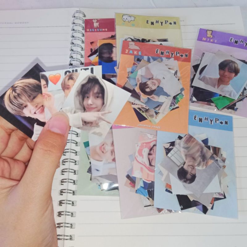 

Sticker Pack Enhypen Lucu isi 30 pcs Untuk Freebies Dekorasi Journal