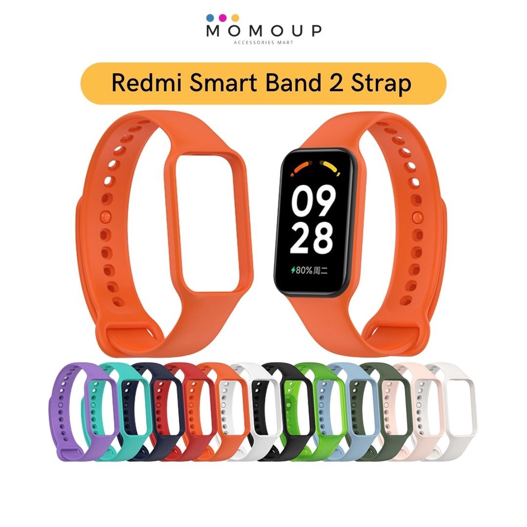 Strap Xiaomi Redmi Smart Band 2 Tali Pengganti Jam Redmi Band 2 Bahan Silikon Polos