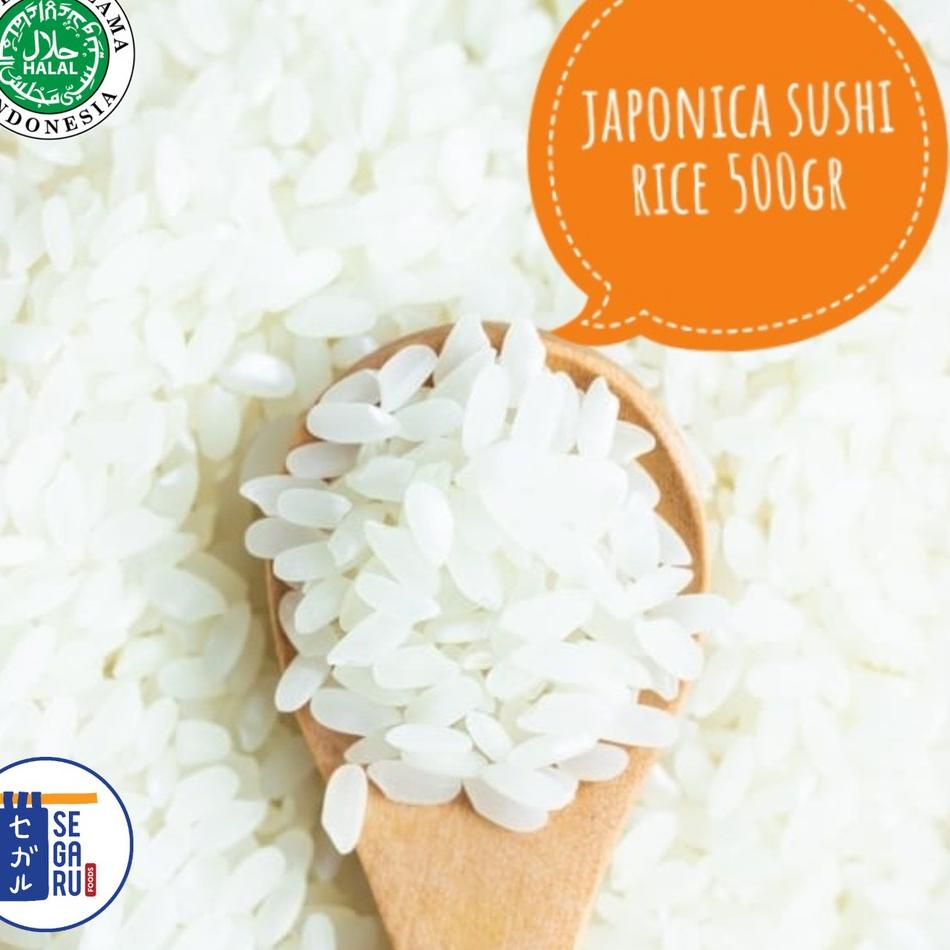 

Keren abis Beras Jepang Sushi Premium | Japonica Sushi Rice Halal 500 gram