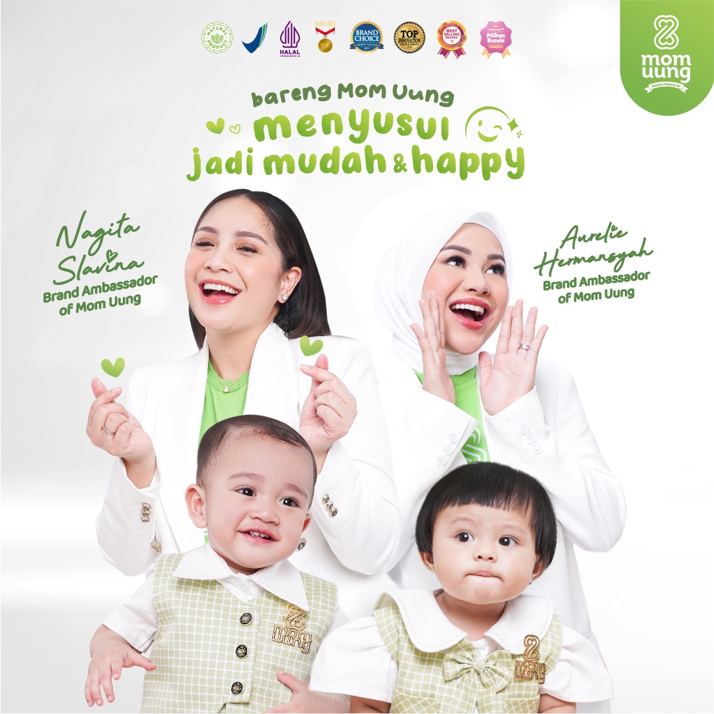 [ BUY 1 GET 1 ] MOM UUNG BALI ASI BOOSTER 60 KAPSUL FREE SUSU MYLKFLOW PELANCAR ASI / PELANCAR ASI HALAL/ PELANCAR ASI BPOM NATURAL