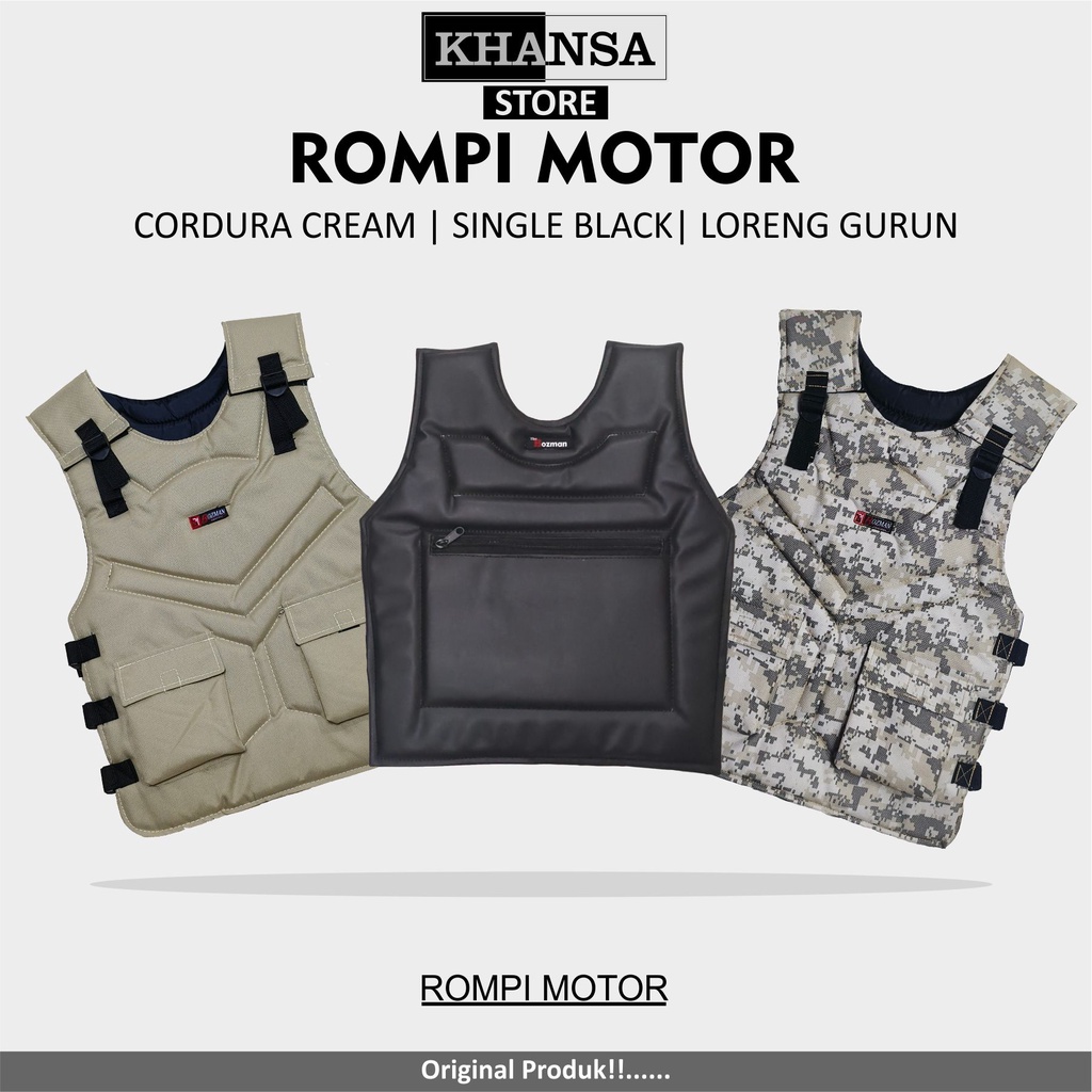 ROMPI MOTOR TOURING BODY PROTECTOR PELINDUNG DADA ANTI ANGIN RAIDER STYLE