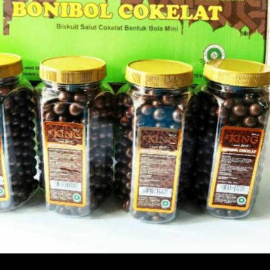 

☄ D'KING Cokelat Bola Bonibol 1 dus isi 4 Toples @250 gr Paket Lebaran ♬