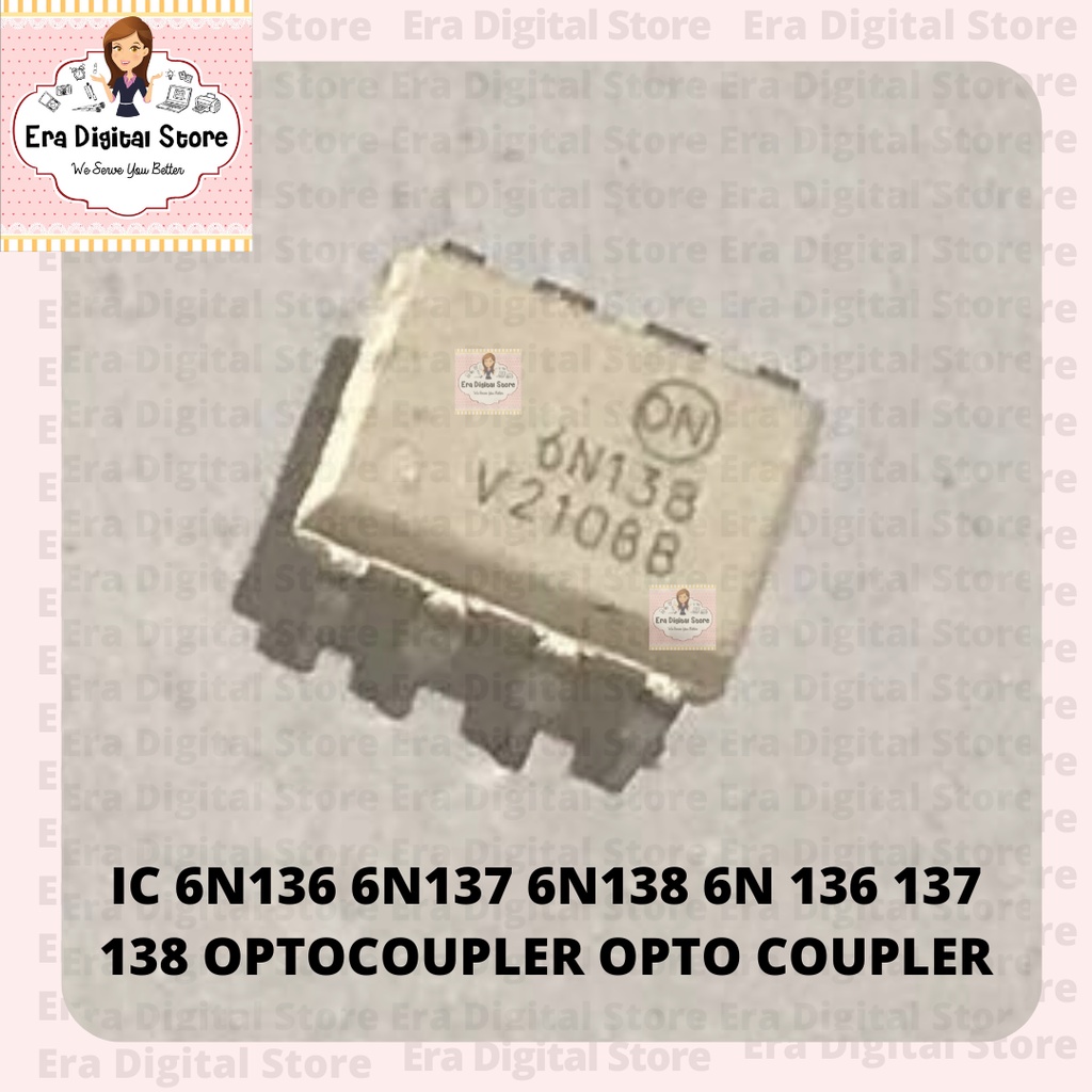 IC 6N136 6N137 6N138 6N 136 137 138 OPTOCOUPLER OPTO COUPLER