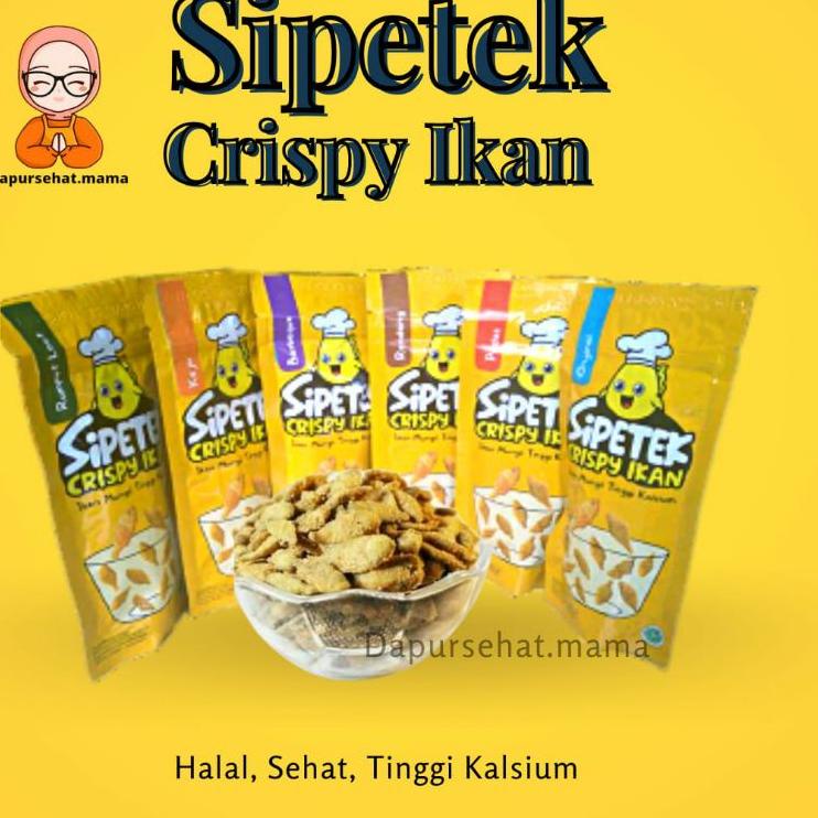 

Maxi Promo Lauk Pauk dan Cemilan Sehat praktis Crispy ikan sipetek/sipetek crispy ikan