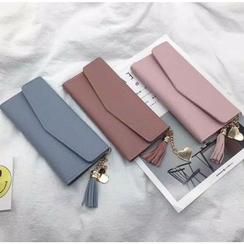 Dompet Panjang Wanita Simple Import