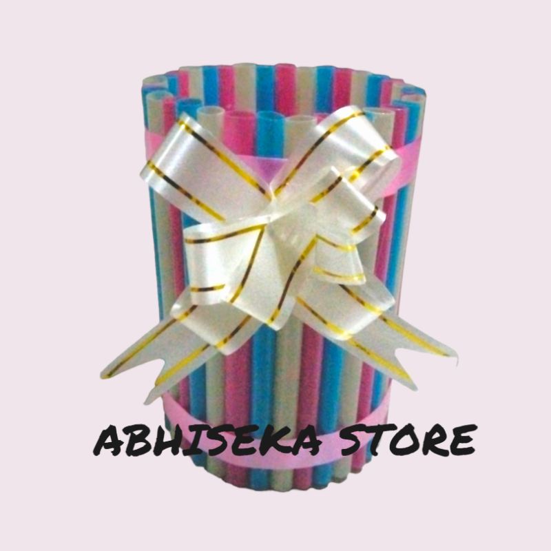 Tempat Pensil Sedotan dari Kaleng Bekas Kerajinan Tangan Unik - Toko Abhi