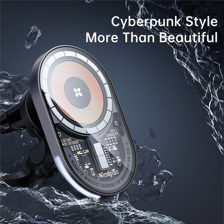 MCDODO CH-2340 PRISM SERIES MAGNETIC WIRELLES CHARGER CAR MOUNT AIR