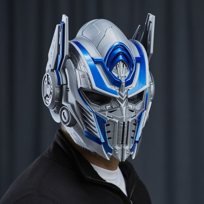 Transformers The Last Knight Optimus Prime Voice Changer Helmet #Original
