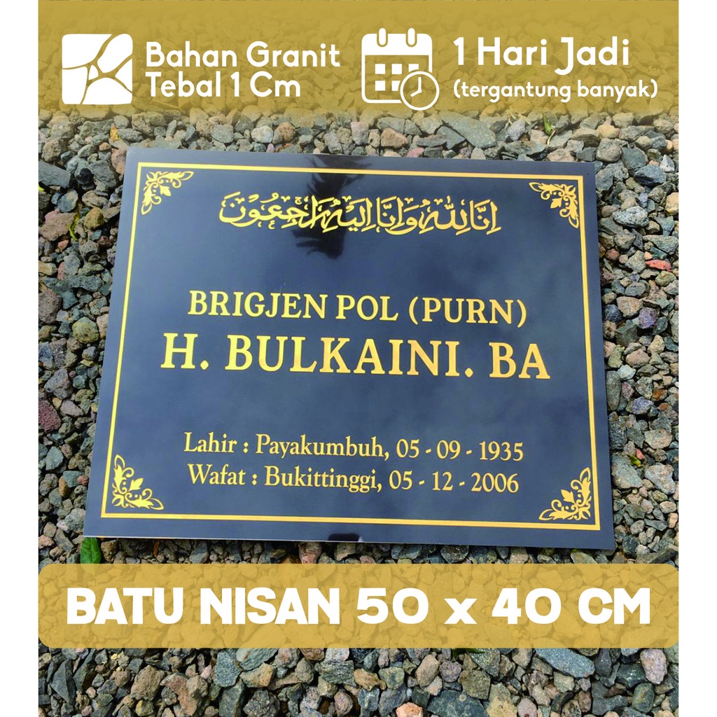 nisan granit ukuran 50 x 40