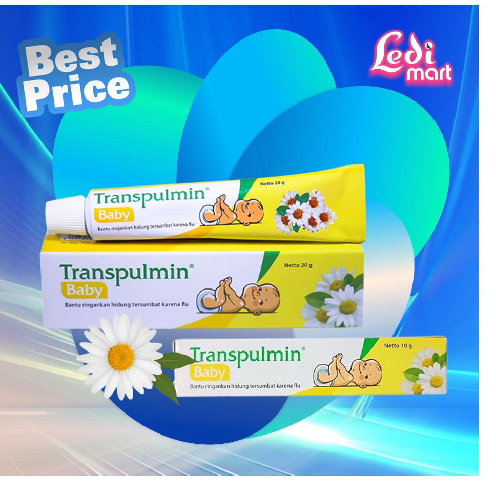 ORIGINAL Transpulmin BABY Balsem 10gr  20g / Balsam Bayi Hidung Tersumbat / LEDI MART