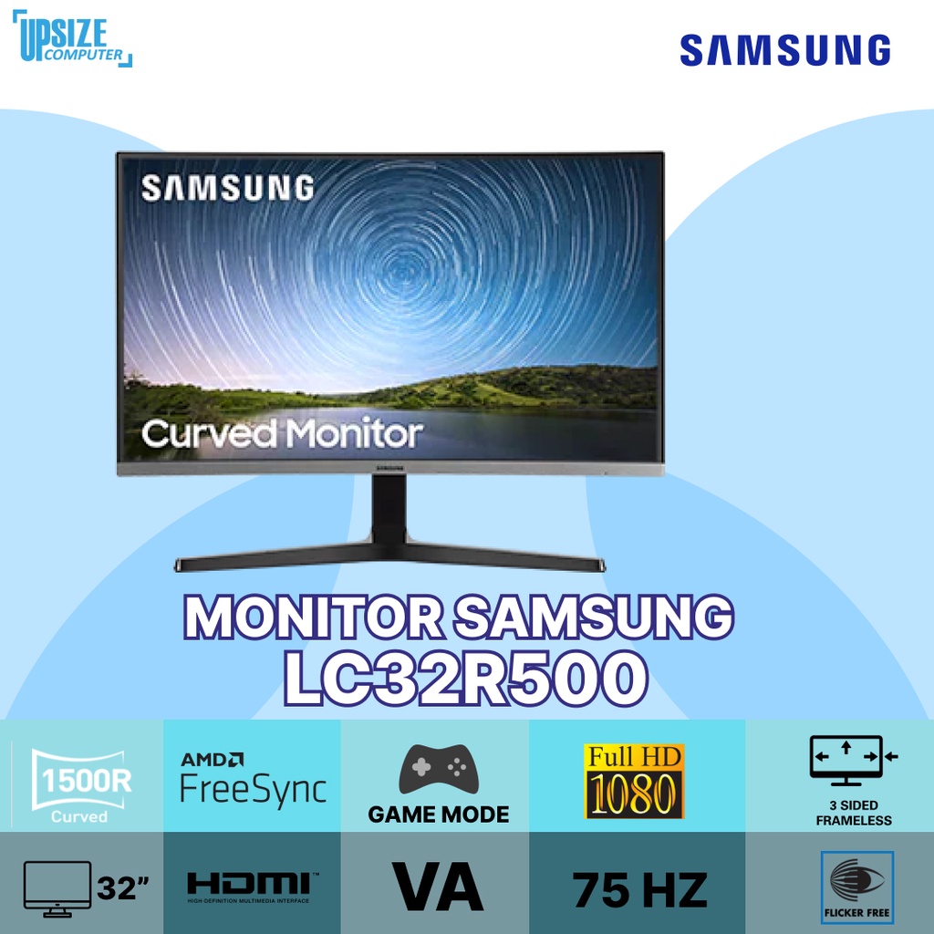 Curved Monitor SAMSUNG 32" inch LC32R500