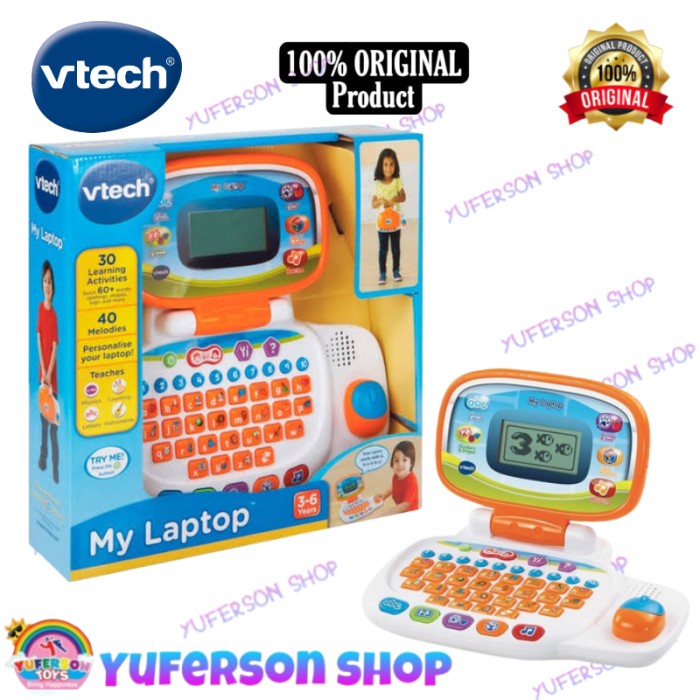 VTECH MY ORANGE LAPTOP