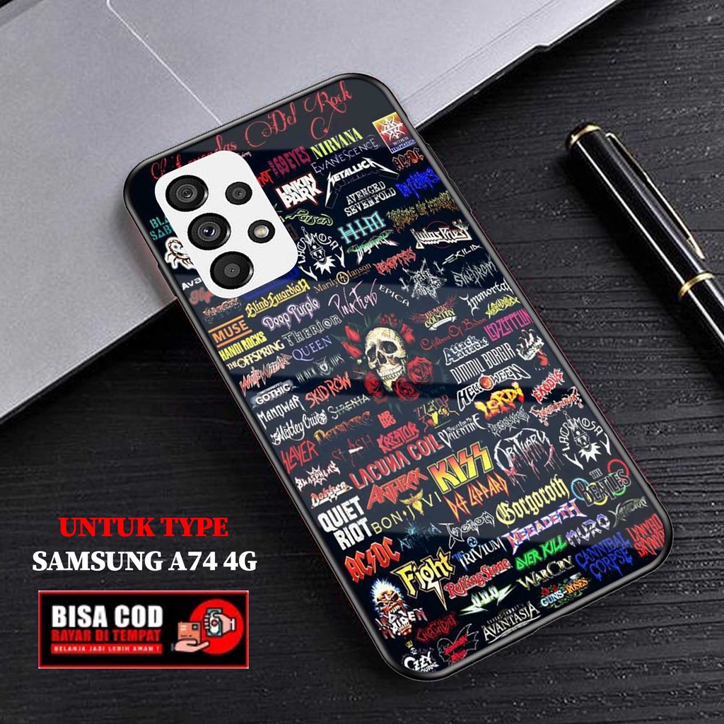 Case Samsung A74 4G - AGM CASE - Fashion Case hp Samsung A74 4G - Casing hp Samsung A74 4G - Silikon
