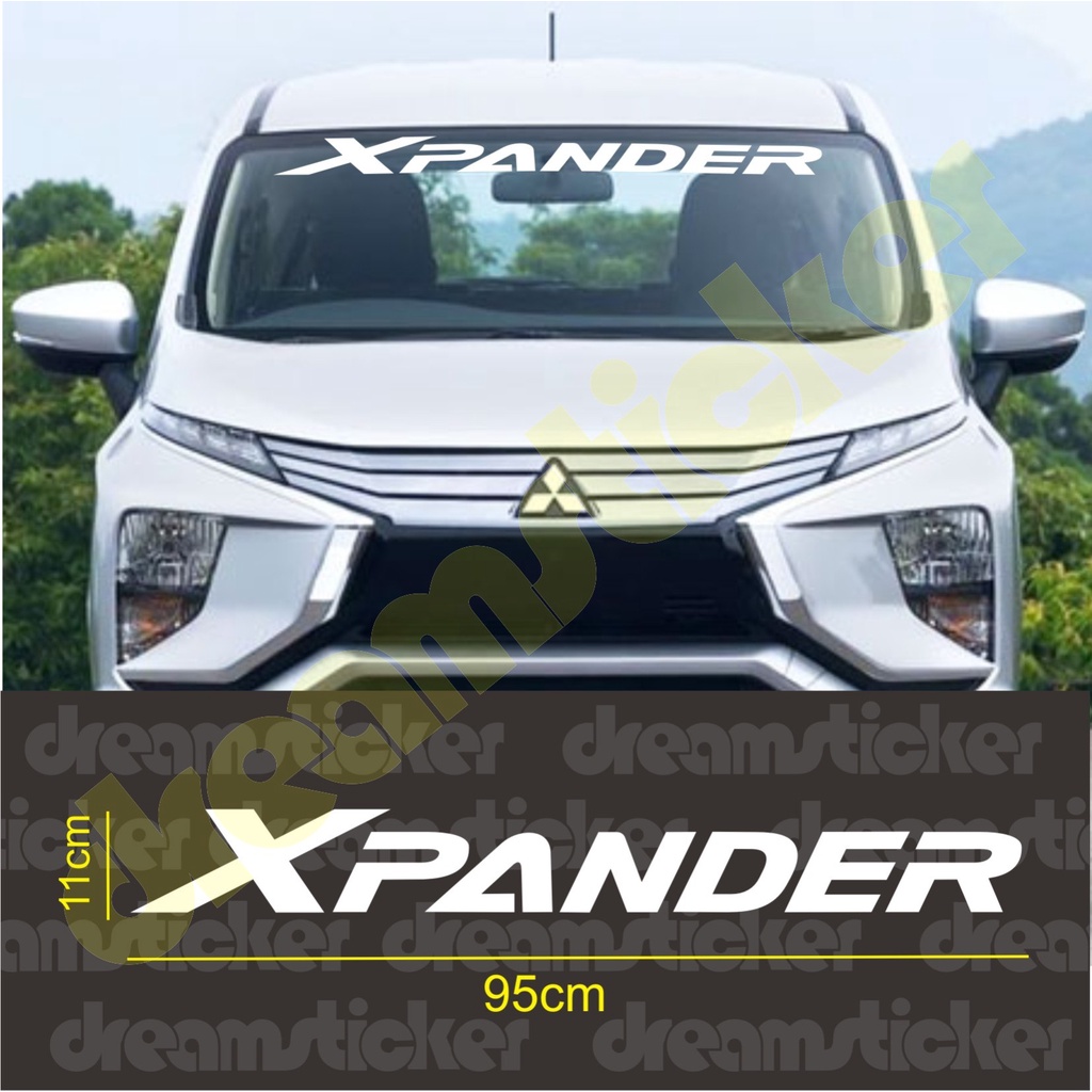 Sticker Stiker Kaca Depan Mobil Mitsubishi Xpander Windshield