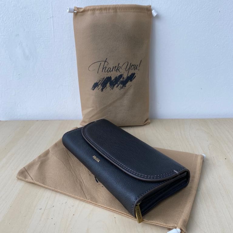 Dompet Fossil Cleo Clutch Black Like Style (100% Authentic / Original)