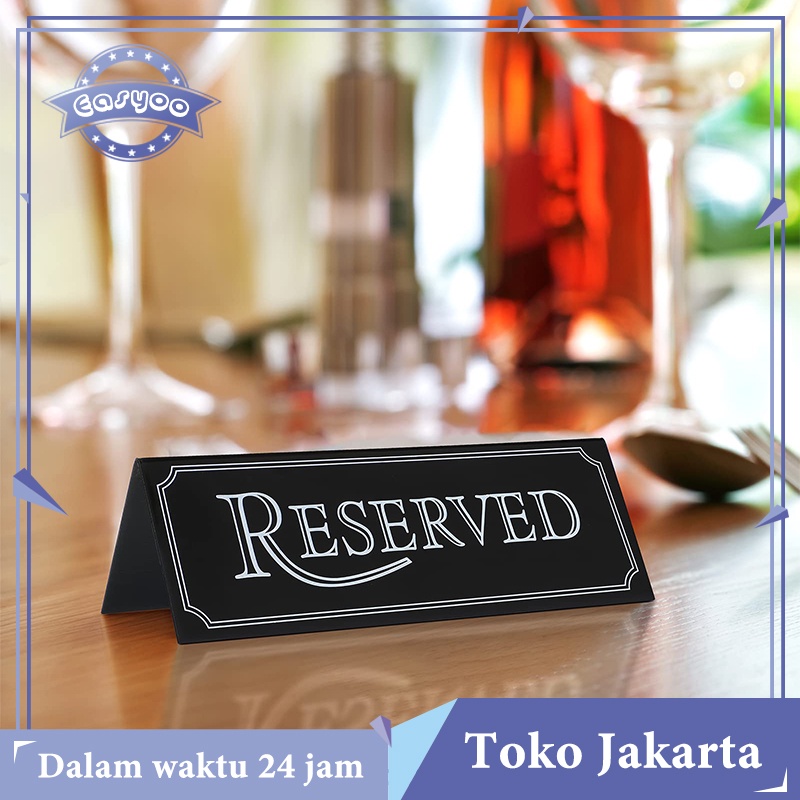 

Papan Meja Reserved Akrilik Reserved Table Sign Papan Meja Acrylic