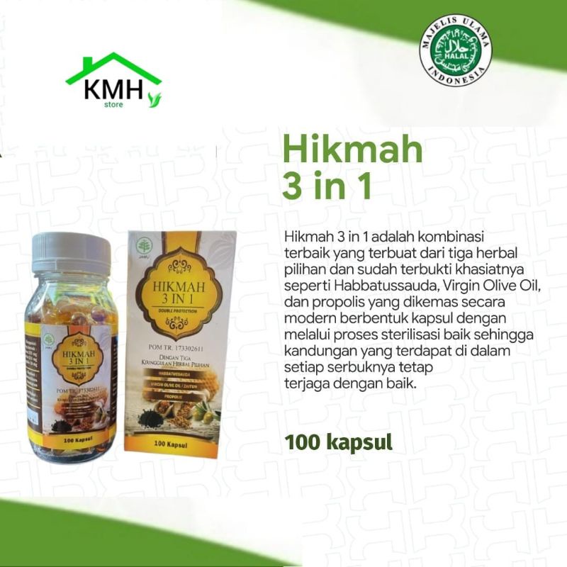 

Hikmah 3 IN 1 100 Kapsul