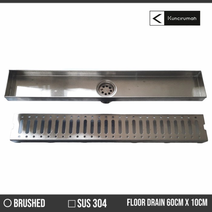 Floor drain Panjang / Floor Drain Kamar Mandi (60cm) ORIGINAL