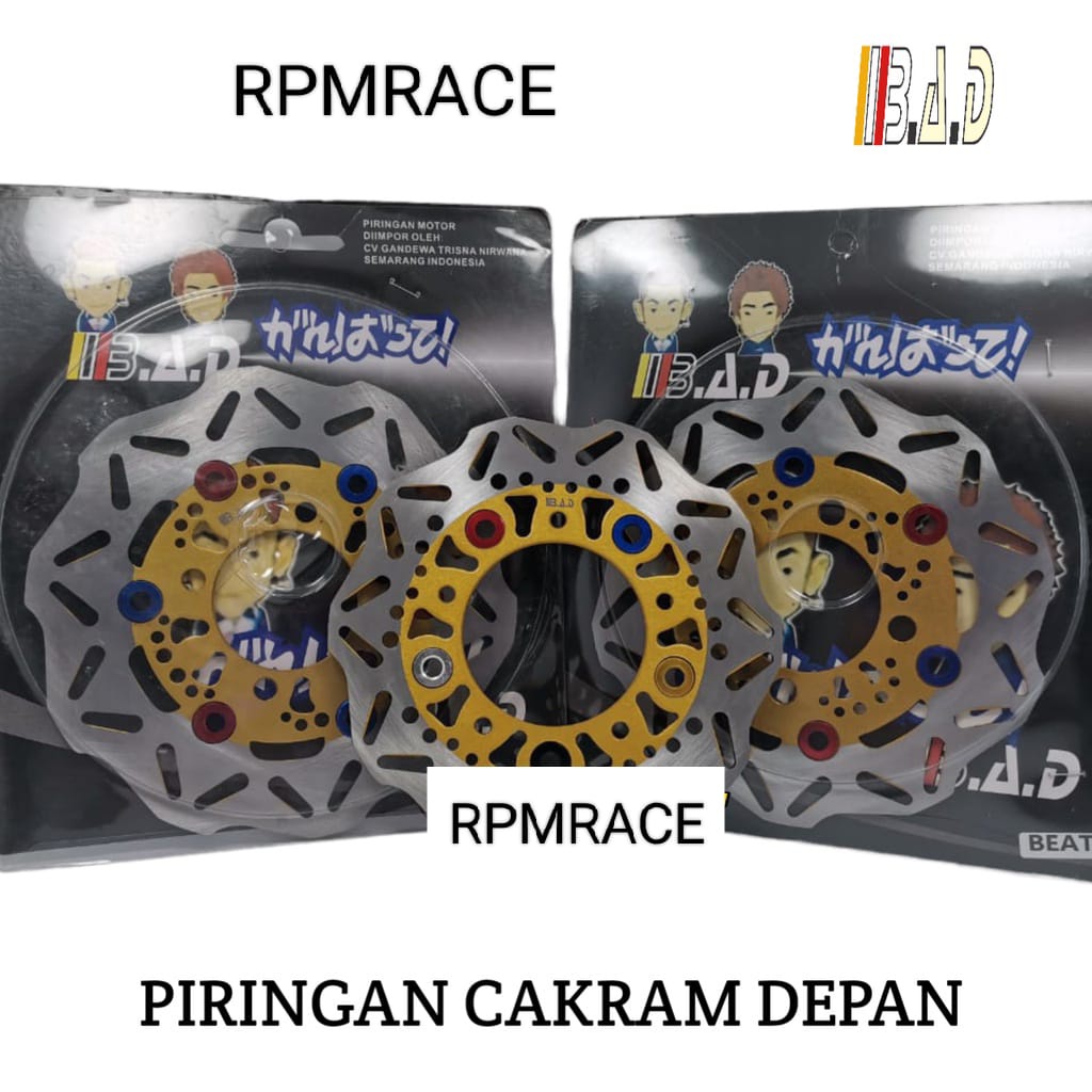 [rpmrace]piringan cakram depan honda piringan cakram variasi honda vario new beat Spacy scoopy piringan disc cakram universal honda