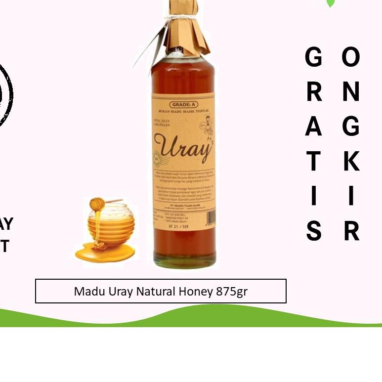 

➾ Uray - Raw Honey 875gr (640 ml) - Murni - Hutan - Asli Organik [BISA COD | SAMEDAY | INSTANT] ☎