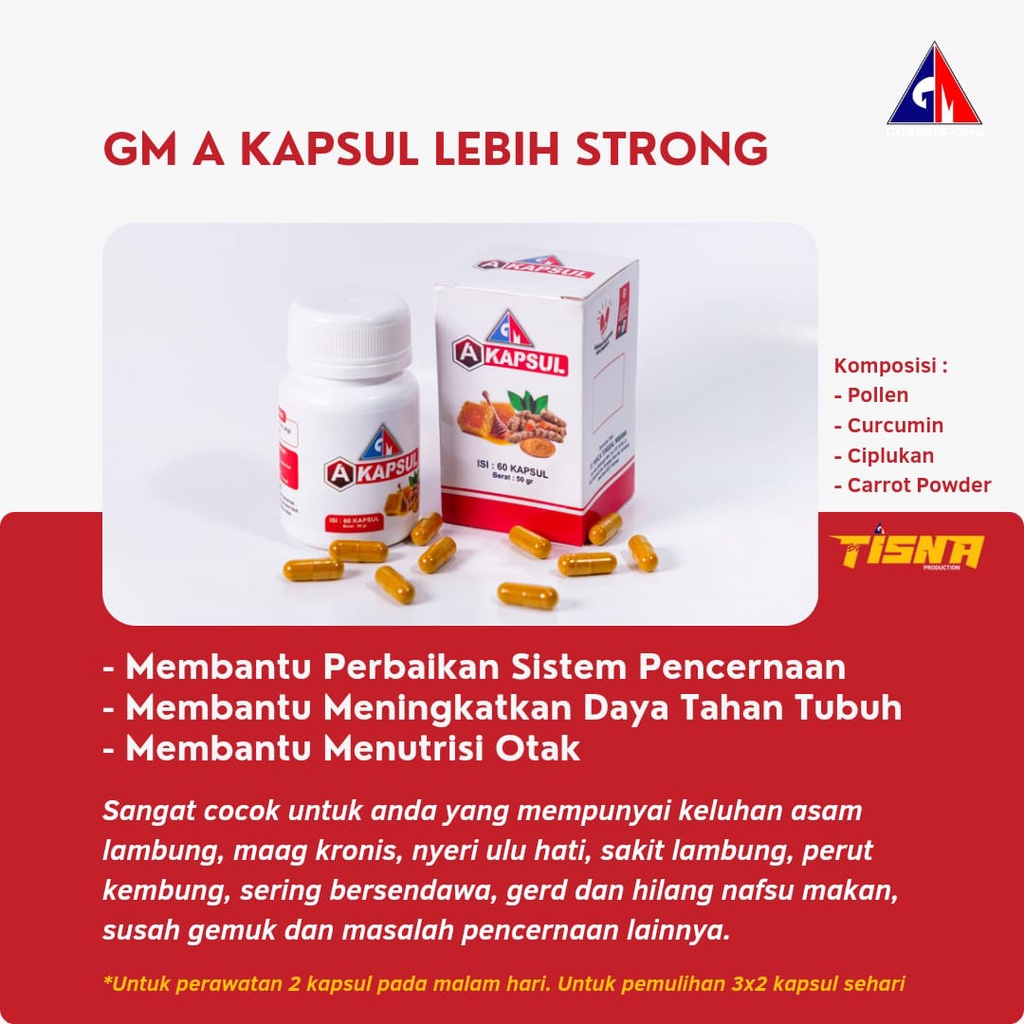 

Herbal GM | GM A Kapsul | Lambung | Nutrisi | Paru-Paru | Pencernaan