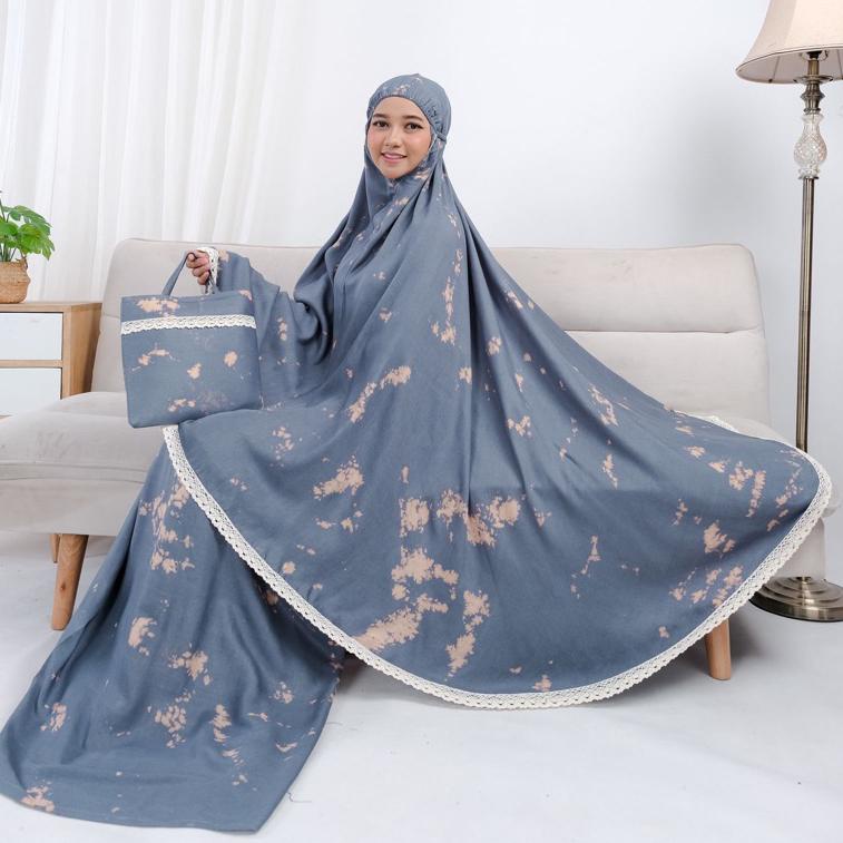 STOK TERBATAS MUKENA BALI DEWASA JUMBO TIEDYE RENDA by GMJ1