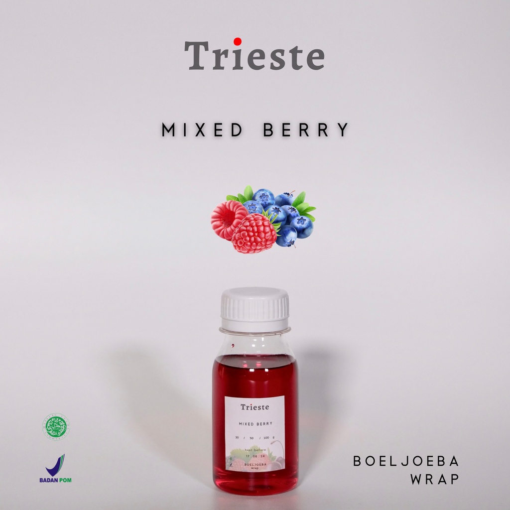 Trieste Mixed Berry Syrup Repack [30, 50, 100] g