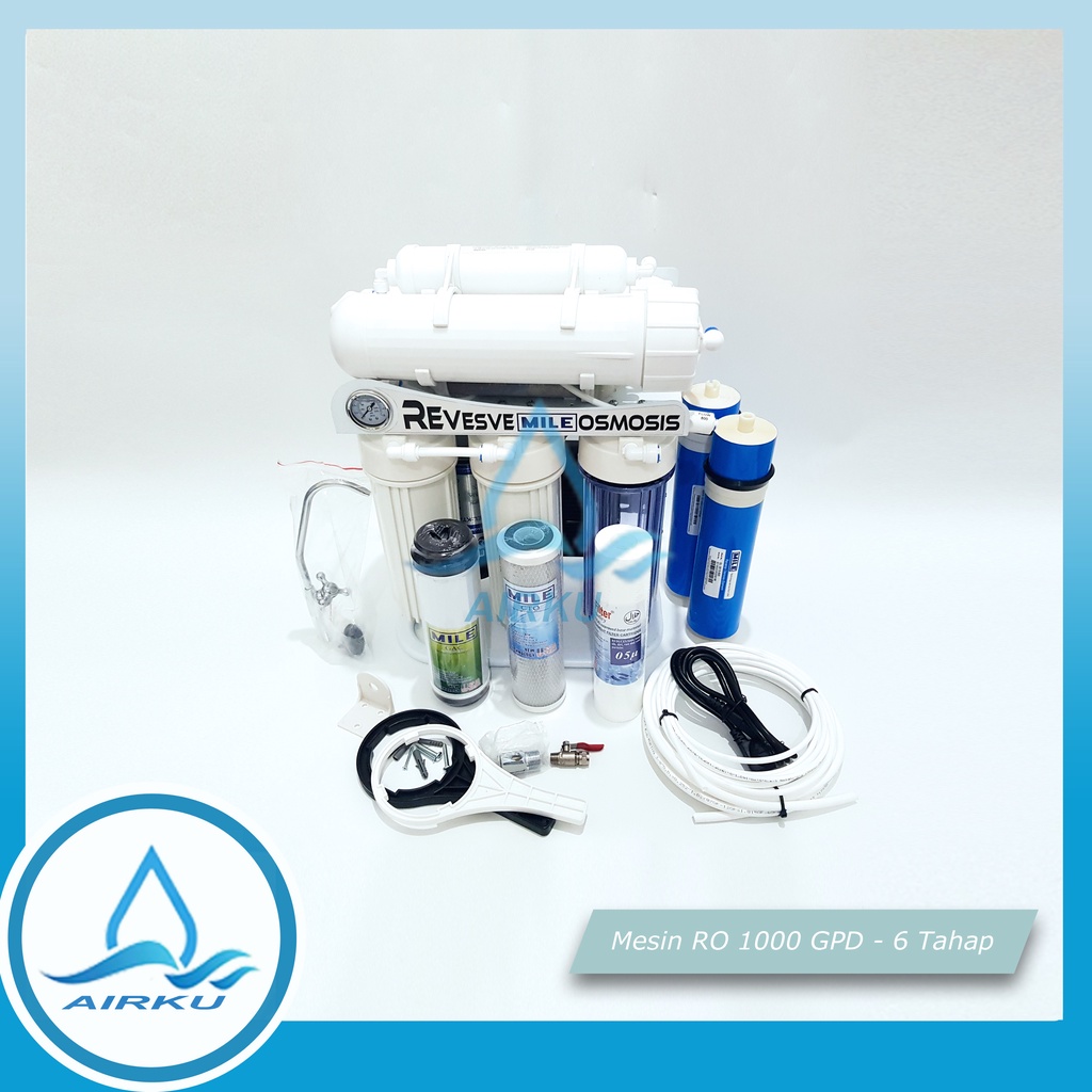 Mesin RO 1000 GPD 6 Tahap - Reverse Osmosis 1000 GPD Undersink
