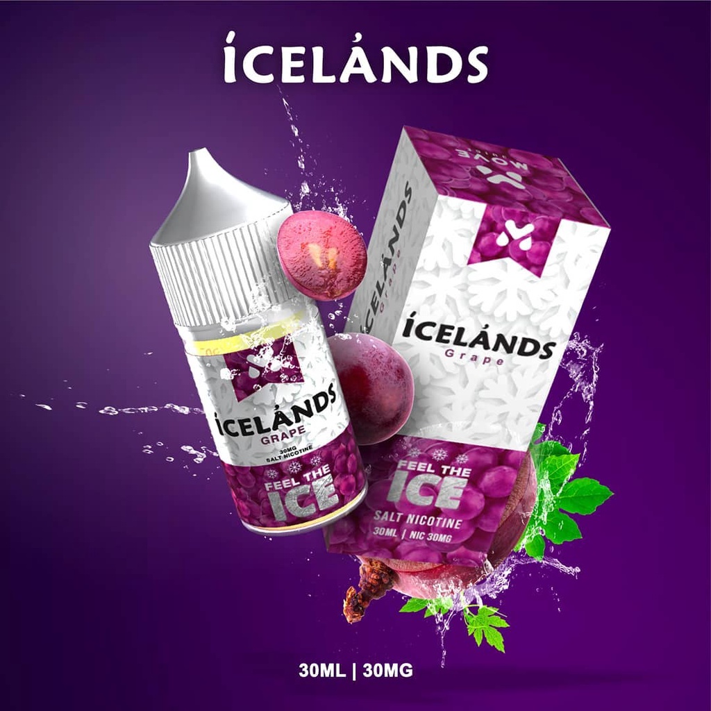 LIQUID ICELANDS GRAPE 30ML