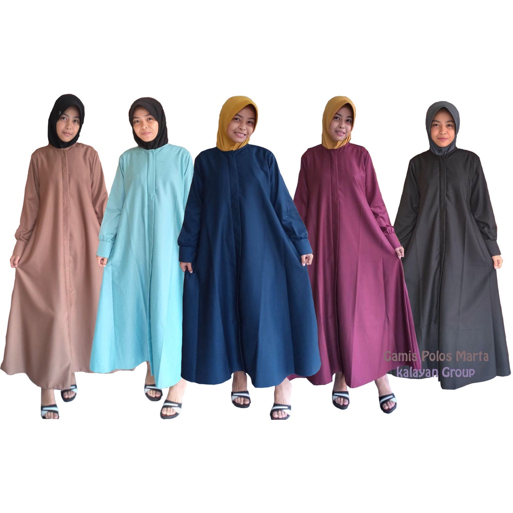 Promo Gamis Polos Toyobo Premium