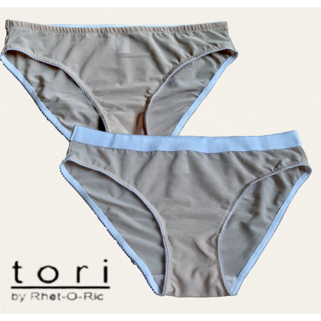 Panty Tori color peach mesh