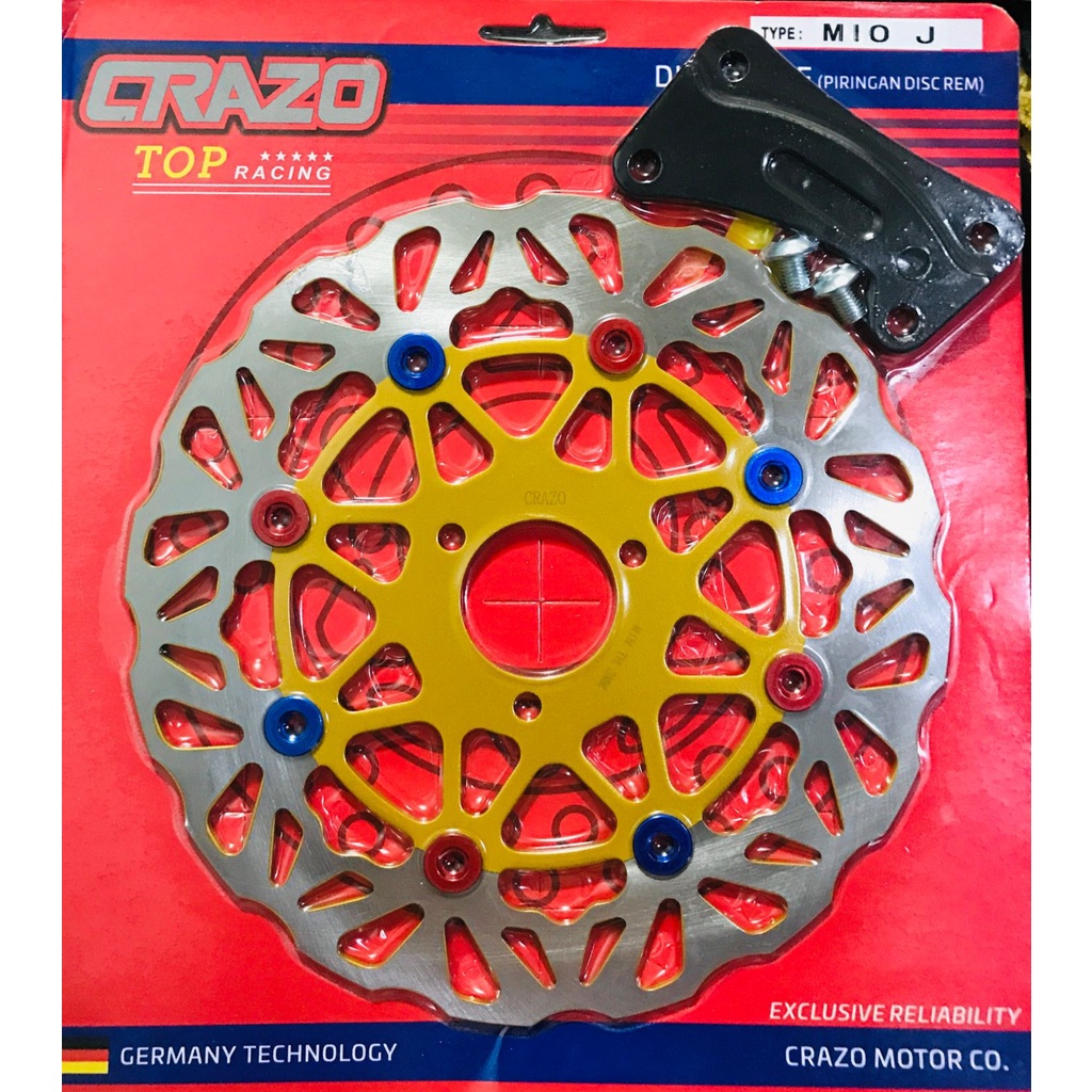 PIRINGAN BESAR mioj fino miogt miom3 aerox 125cc fino 125 sporty fino f1 115cc baut lubang3 dll ukuran 260mm