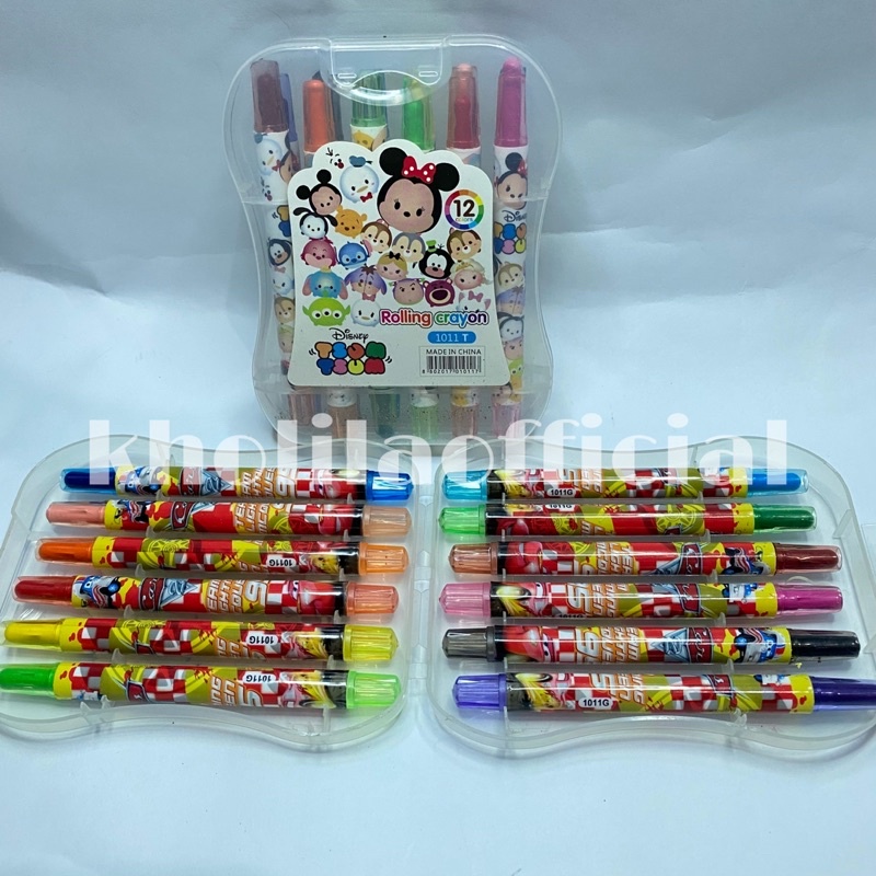 

CRAYON PUTAR PENDEK 12 WARNA 1011N