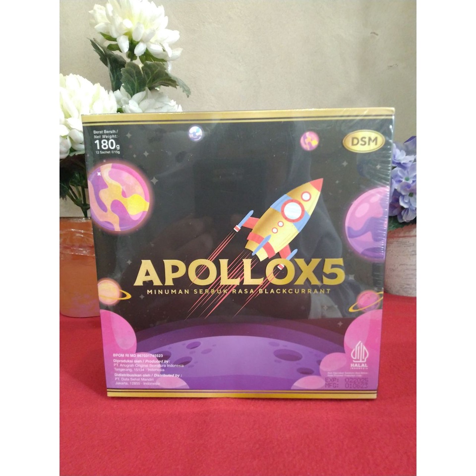 Apollo X5 Suplemen Pria Herbal Original Stamina Energi
