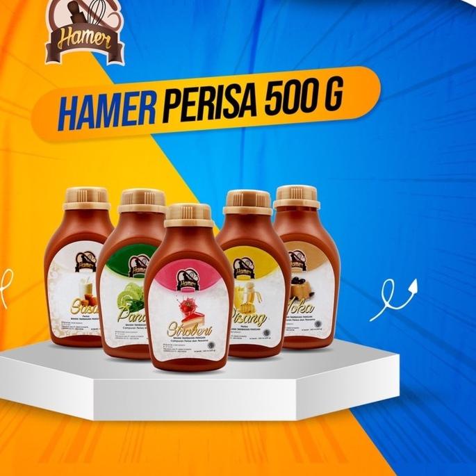 

☛ Pasta Perisa HAMER 500 gr - Bahan Bahan Makanan Pokok Kue Baking ♧