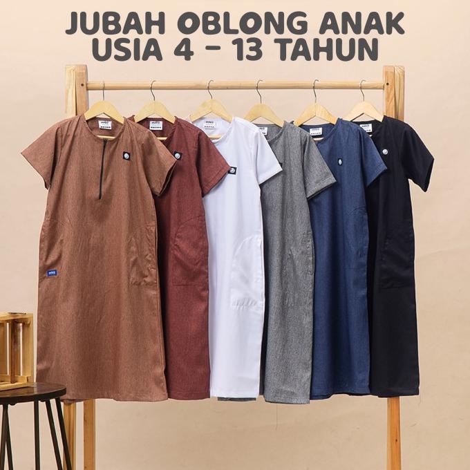 Jubah Anak Polos Jubah Anak Laki Laki Lengan Pendek Gamis Anak Laki