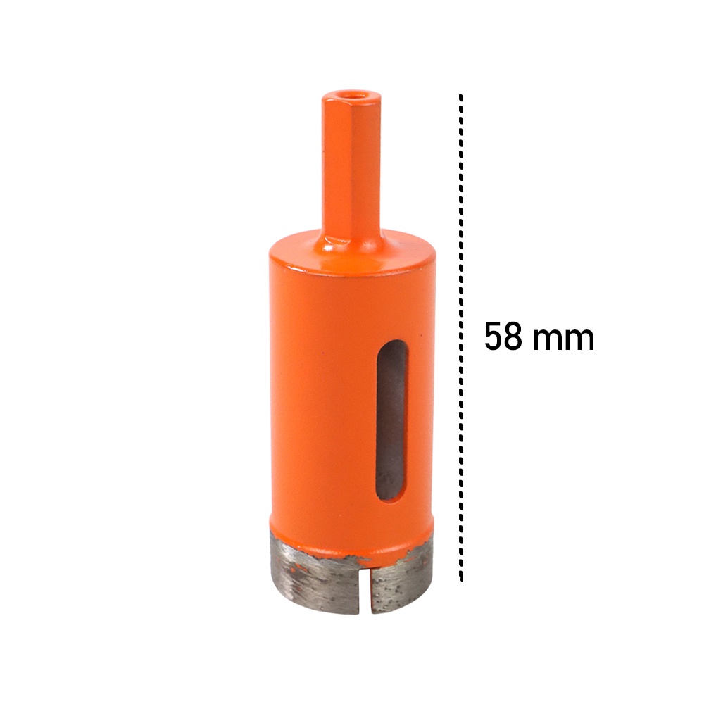 Mata Bor Hole Punch Carbide Diamond Marble Granite Drill Bit 28 mm - V12 - Orange