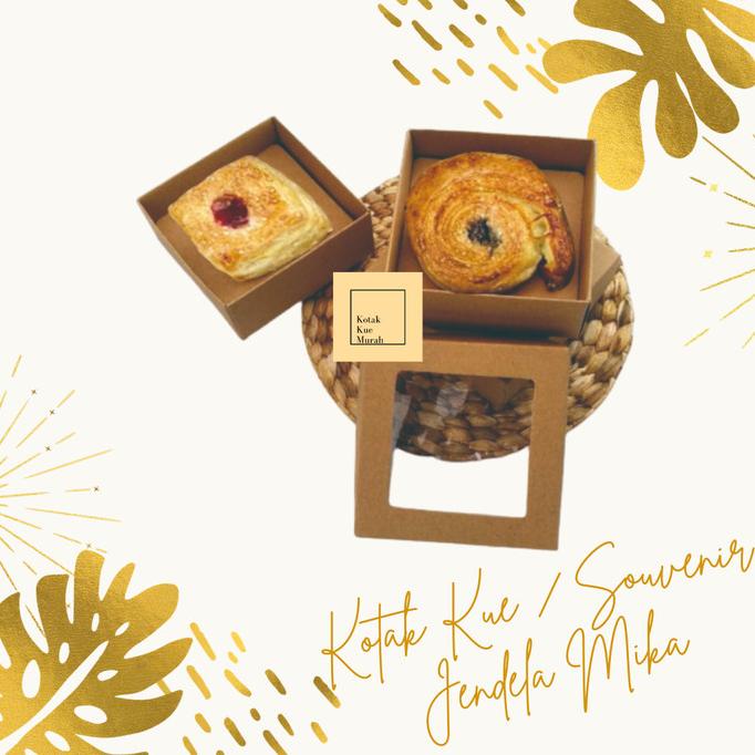 

Kotak kue 10x10x4 dengan jendela mika / ringan tebal dan kuat