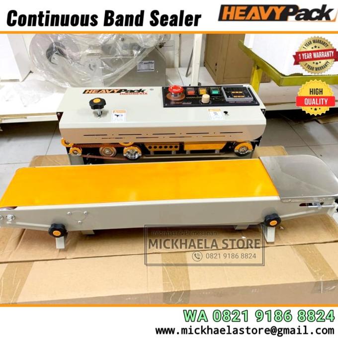 

Mesin Segel Plastik Continous Band Sealer Mesin Press Plastik Fr-800 P
