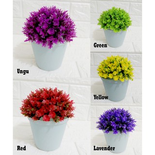 Bunga Hias Plastik / Bunga Plastik Hiasan Artifical 04 / Bunga Hias Tanpa Pot / Tanaman Hias / Bunga