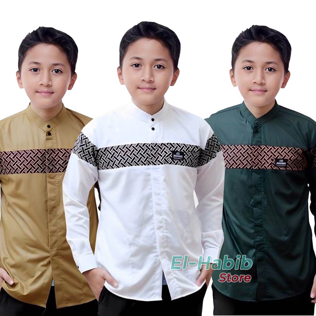 Kobata Shirt / Kemeja Anak Motif Kobata