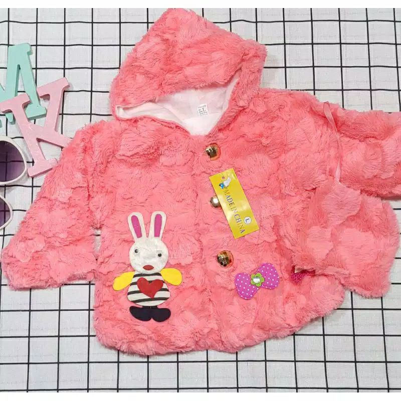 JAKET BULU ANAK PEREMPUAN IMPORT /JAKET BULU ANAK CEWEK/JAKET ANAK PEREMPUAN/JAKET IMPORT/JAKET MURA