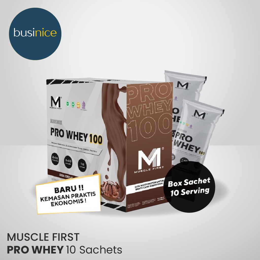 M1 Musclefirst Pro Whey 10 Sachet 1 Box Whey Protein