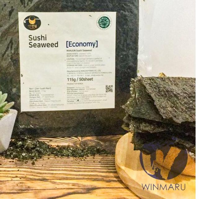 

✽ Manjun Sushi Nori Grade Economy - 50 sheets ✫
