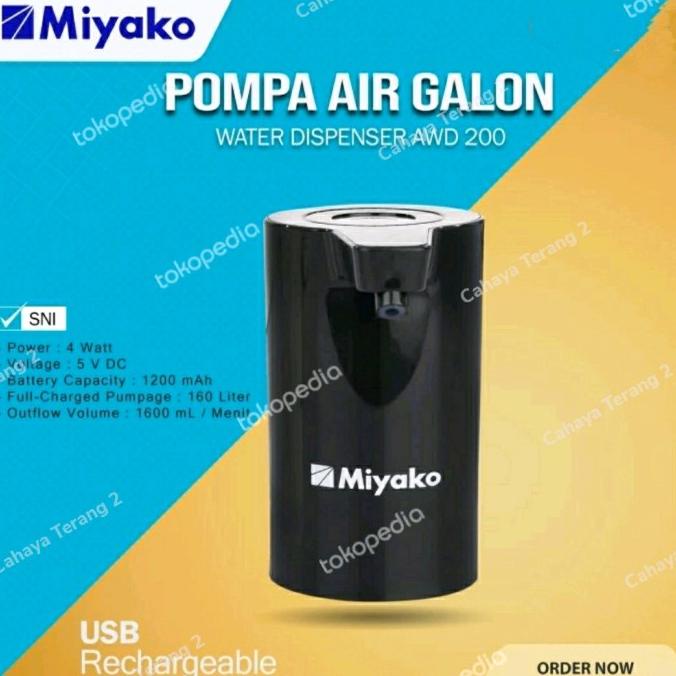 pompa galon elektrik miyako /pompa galon elektrik rechargeable miyako